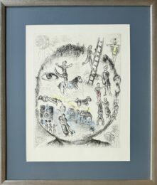 Celui qui dit les choses sans rien dire, Planche V by Marc Chagall at Epicentrum Art Gallery
