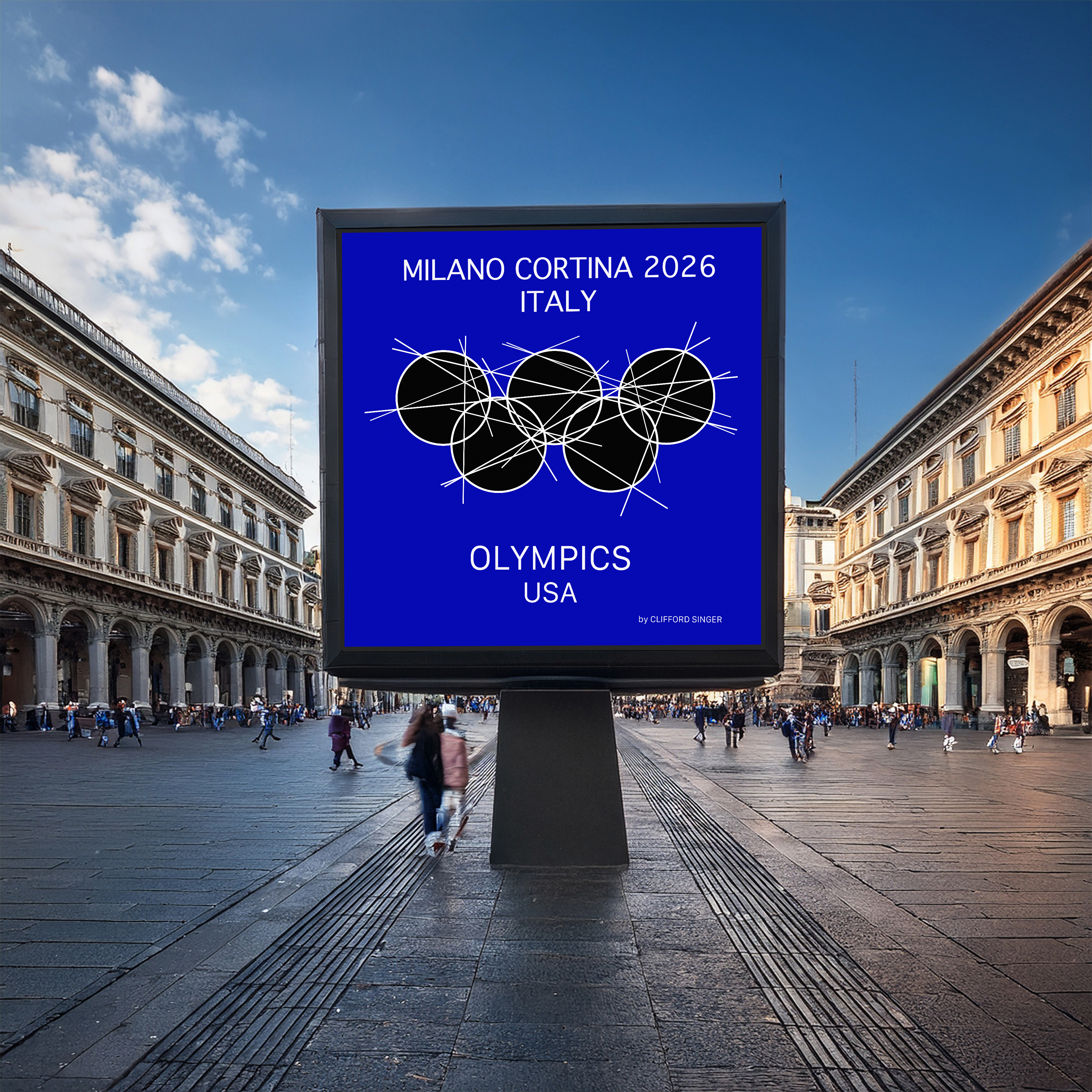 Billboard Series. Olympics Milano Cortina. 2026 by Clifford Singer