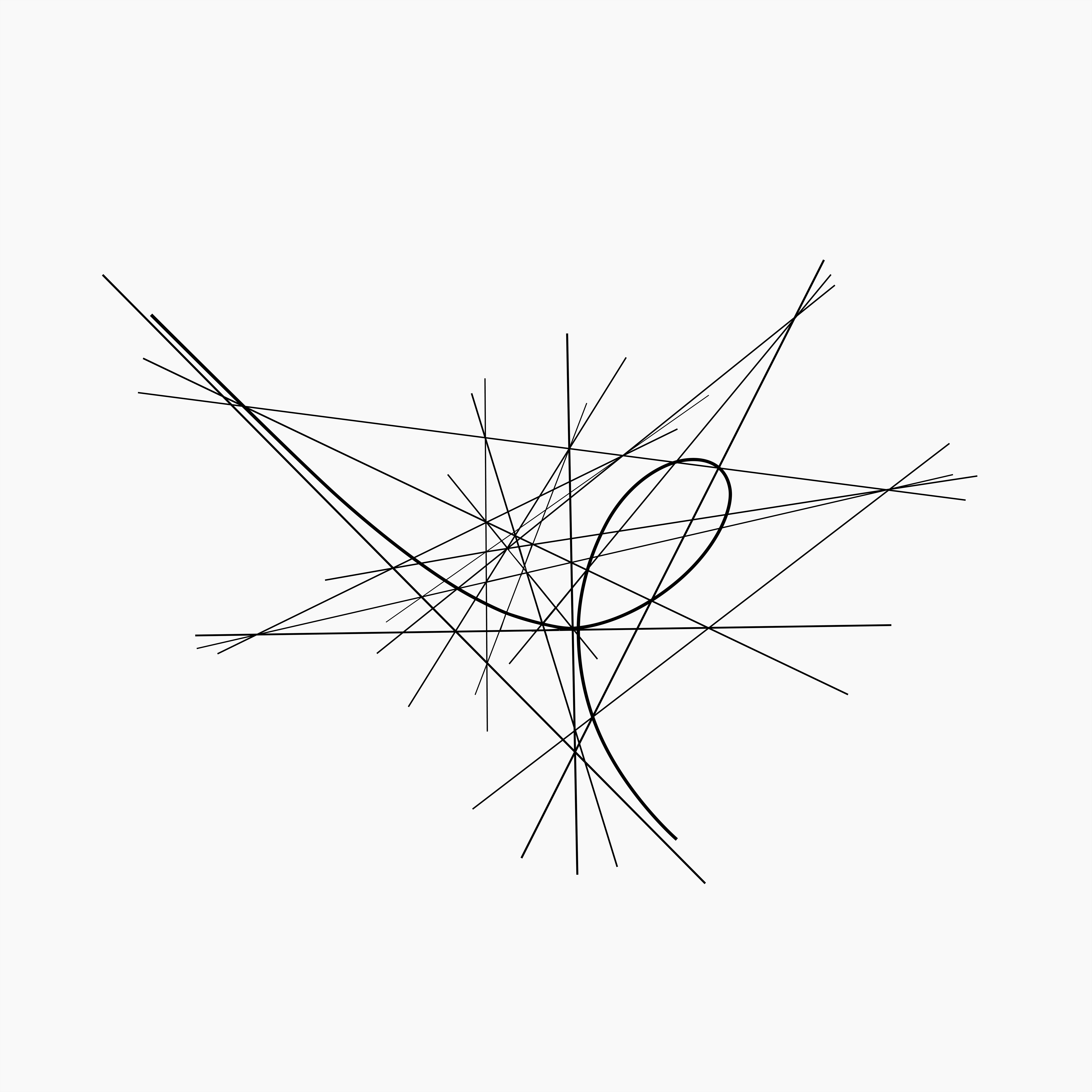 Folium of Descartes by Clifford Singer