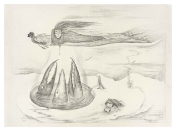 Cocodrilos by Leonora Carrington at Mixografia
