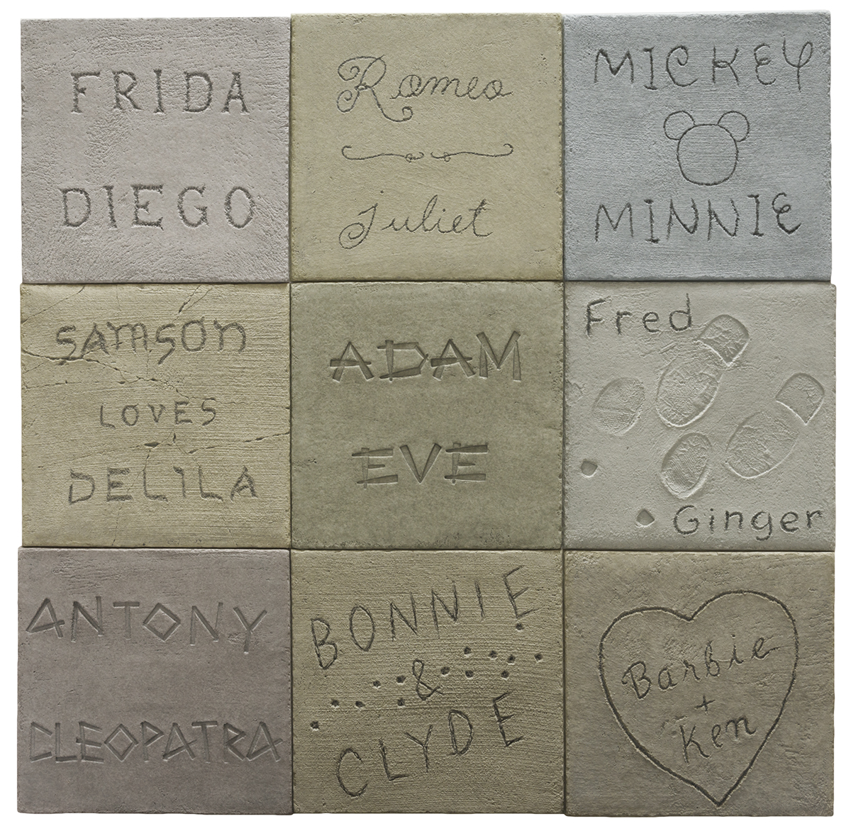 Concrete Couples by John Baldessari