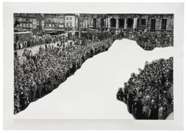 Crowds with Shape of Reason Missing: Example 1 by John Baldessari at Mixografia
