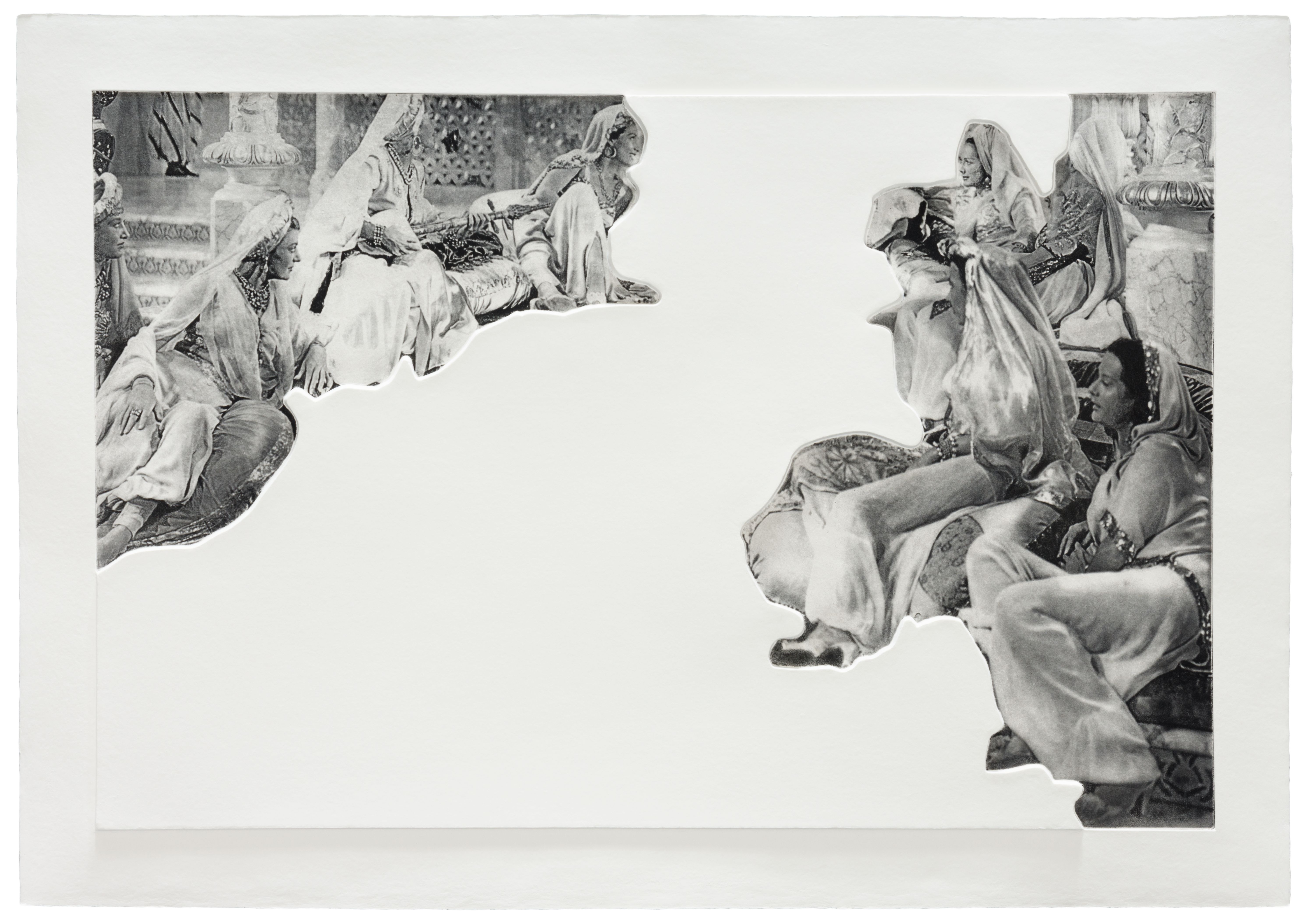 Crowds with Shape of Reason Missing: Example 5 by John Baldessari