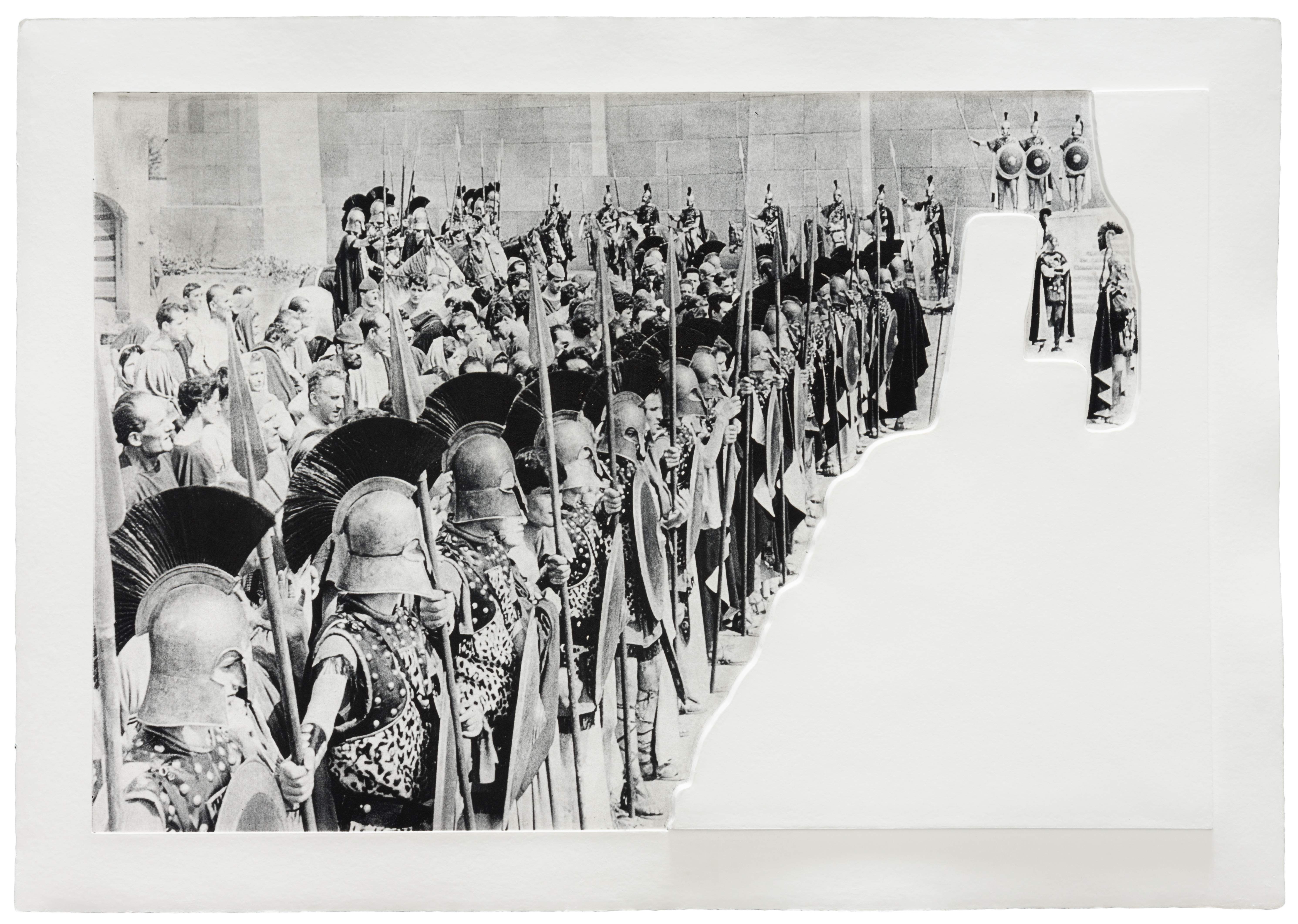Crowds with Shape of Reason Missing: Example 6 by John Baldessari