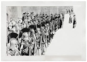 Crowds with Shape of Reason Missing: Example 6 by John Baldessari at Mixografia