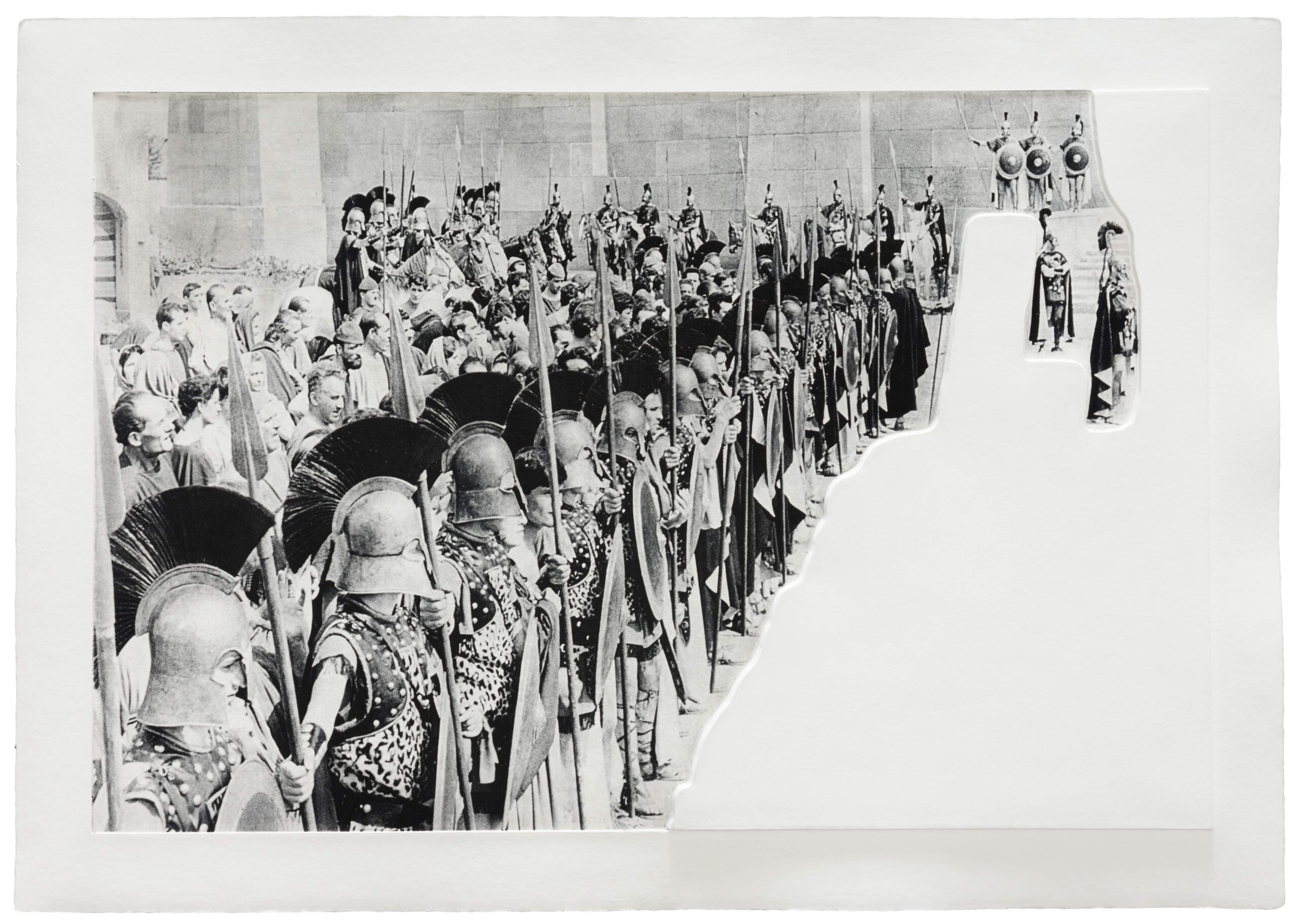 Crowds with Shape of Reason Missing: Example 6 by John Baldessari