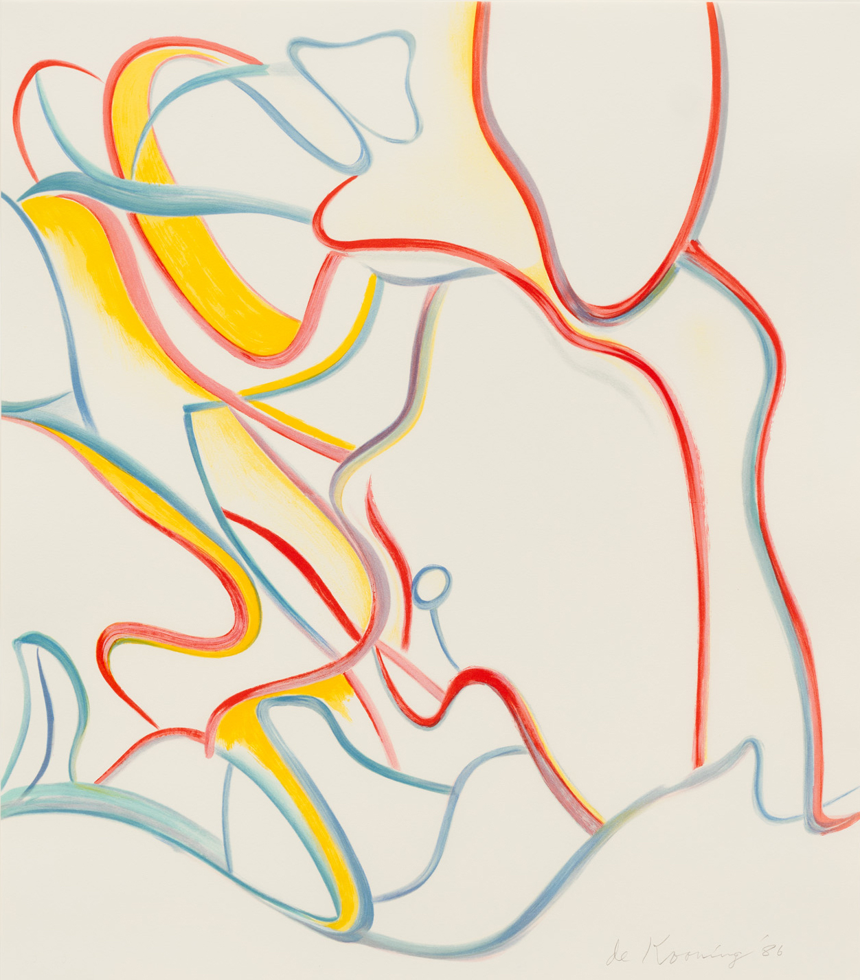 Untitled (from the Quatre Lithographies series) by Willem De Kooning
