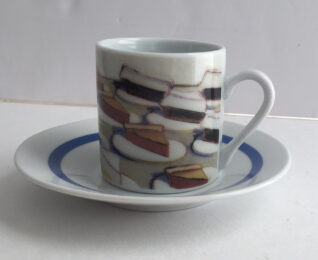 Demi-tasse set by Wayne Thiebaud at William Chambers Art