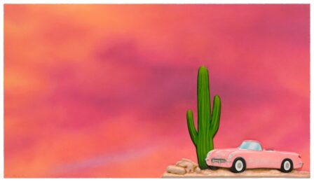 Desperado (Pink Car) by Alex Israel at Mixografia