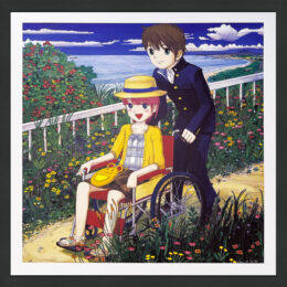 Don’t Go Anywhere (framed hand signed lithograph) by Mr. at GallArt.com