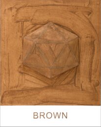 Eight Colorful Inside Jobs: Brown by John Baldessari at Mixografia