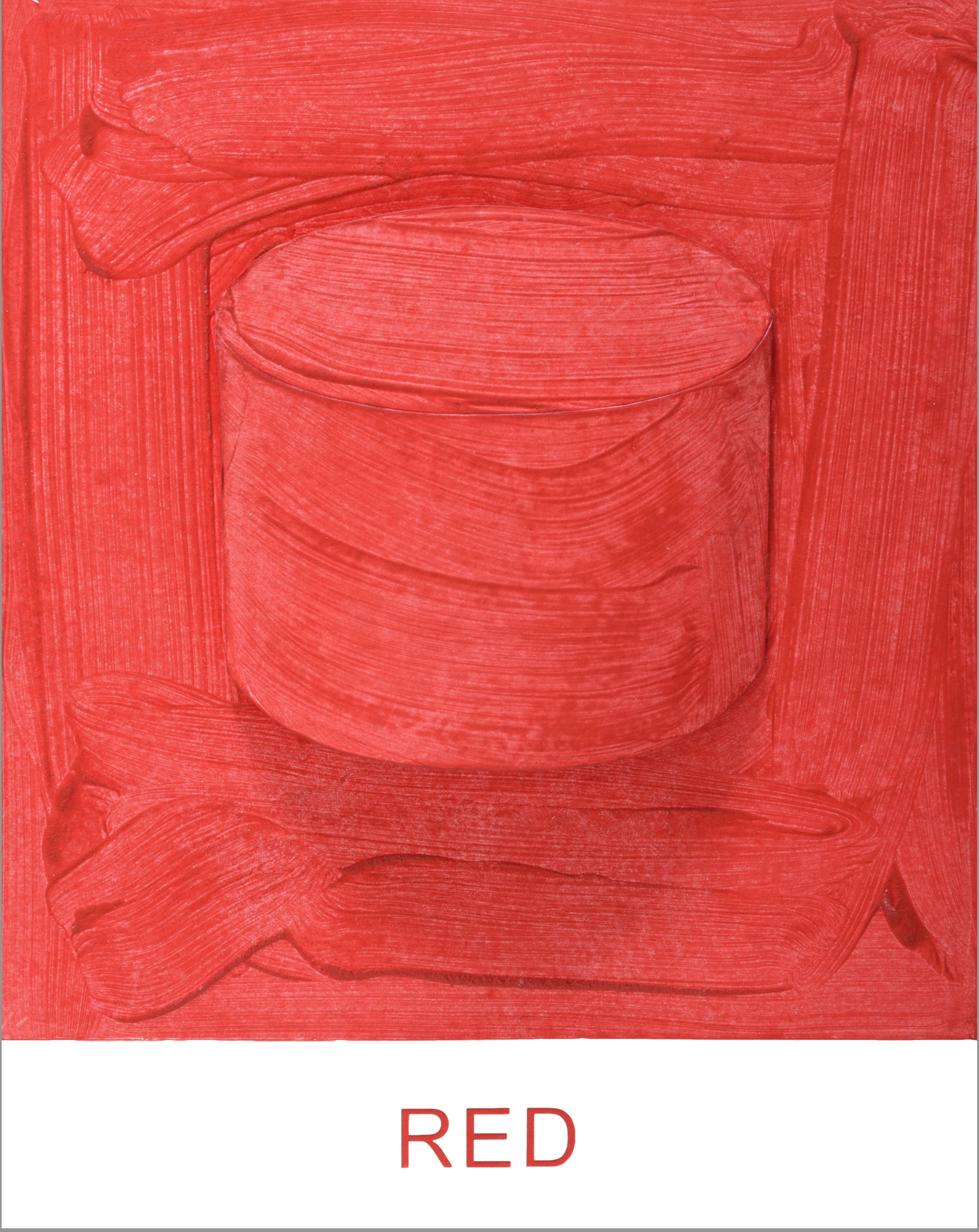 Eight Colorful Inside Jobs: Red by John Baldessari