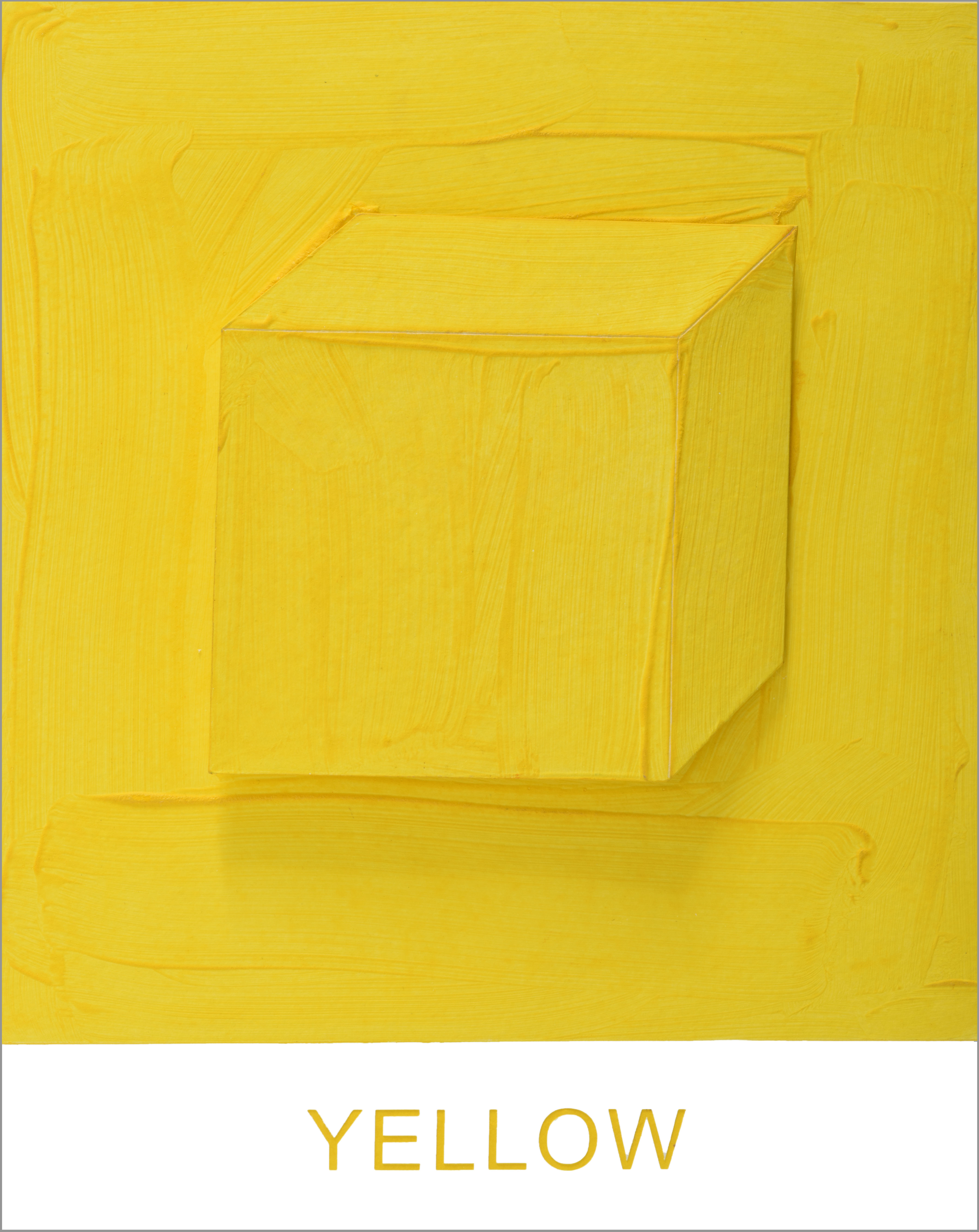 Eight Colorful Inside Jobs: Yellow by John Baldessari