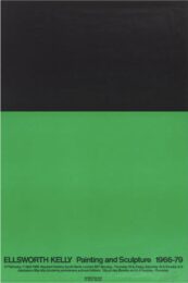 Ellsworth Kelly Painting & Sculpture 1966-79, Hayward Gallery (Black/Green) by Ellsworth Kelly at Susan Sheehan Gallery