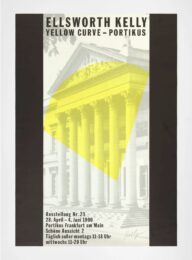 Ellsworth Kelly, Yellow Curve – Portikus (Black Border) by Ellsworth Kelly at Susan Sheehan Gallery