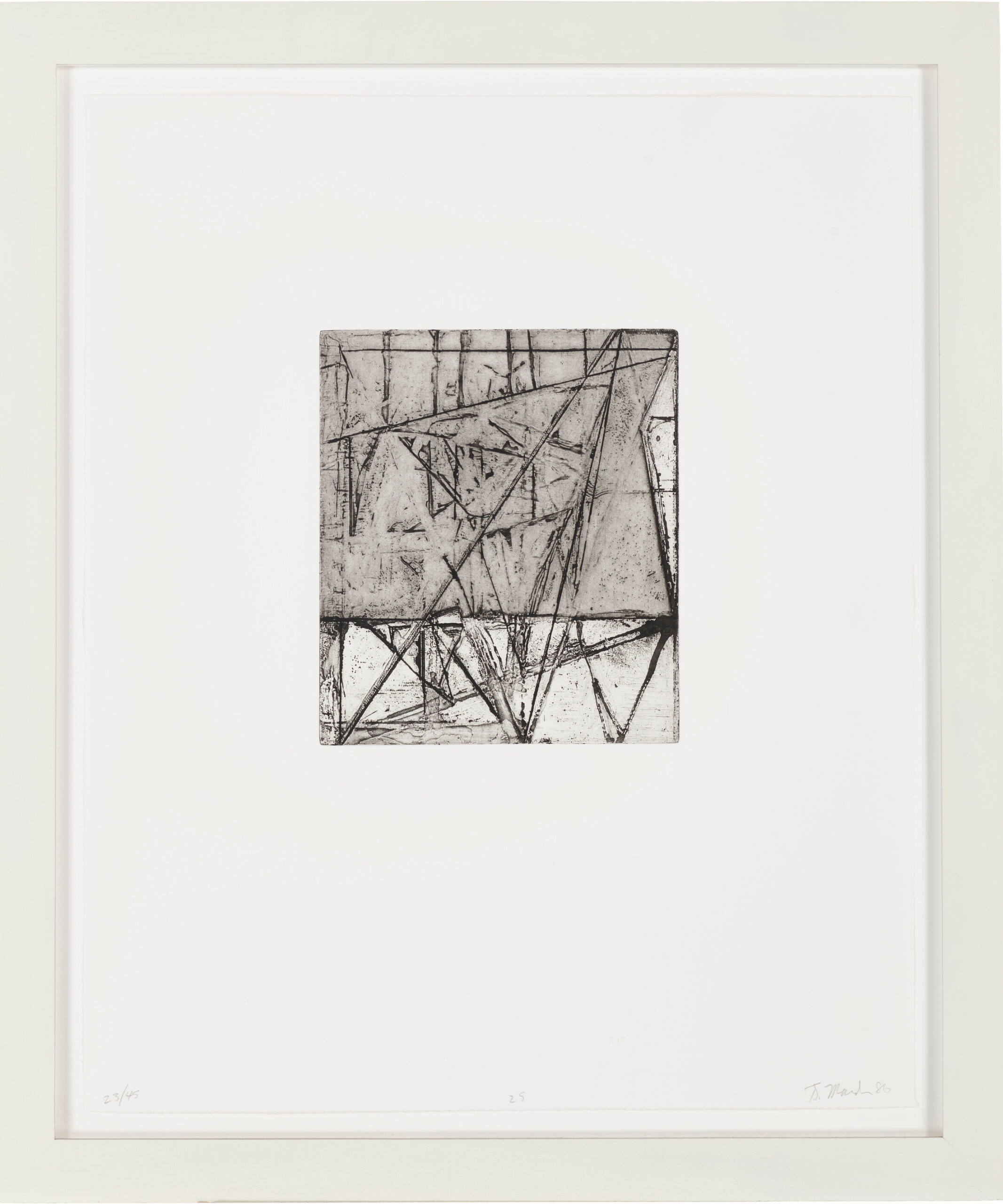 Etchings to Rexroth #25 by Brice Marden