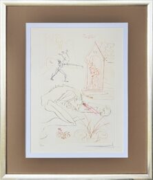 Fight Before la Dame de Malehout by Salvador Dalí at Epicentrum Art Gallery