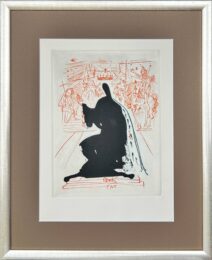Figure in an Ermine Cloak by Salvador Dalí at Epicentrum Art Gallery