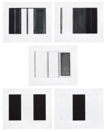 Five Threes by Brice Marden at Susan Sheehan Gallery