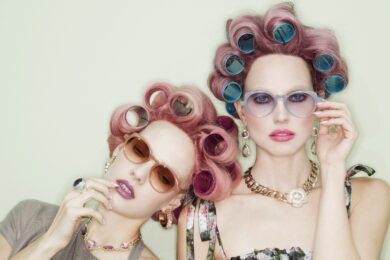 Friends In Hair Rollers by Jamie Nelson at Addicted Art Gallery