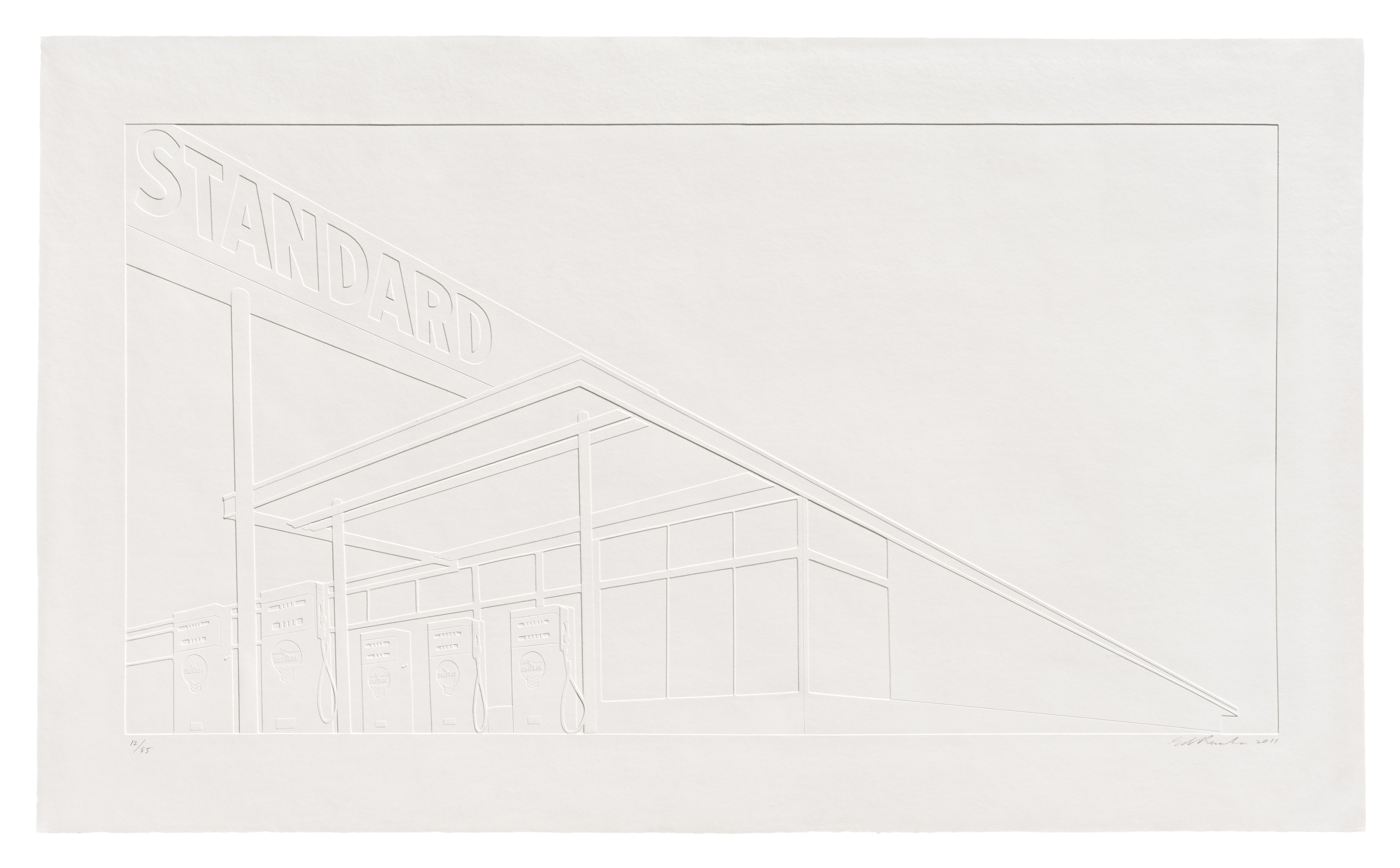 Ghost Station by Ed Ruscha