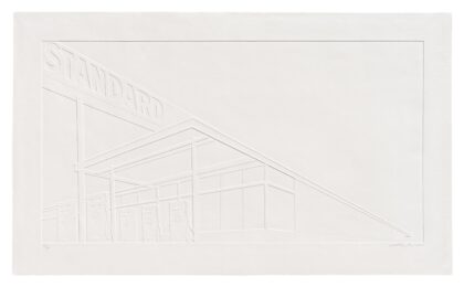 Ghost Station by Ed Ruscha at Mixografia