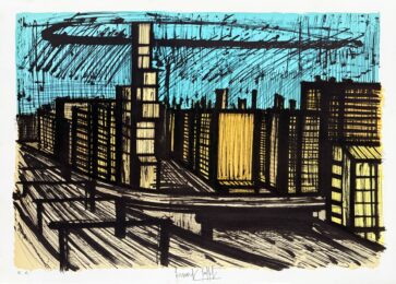 Ginza District-Tokyo by Bernard Buffet at Epicentrum Art Gallery