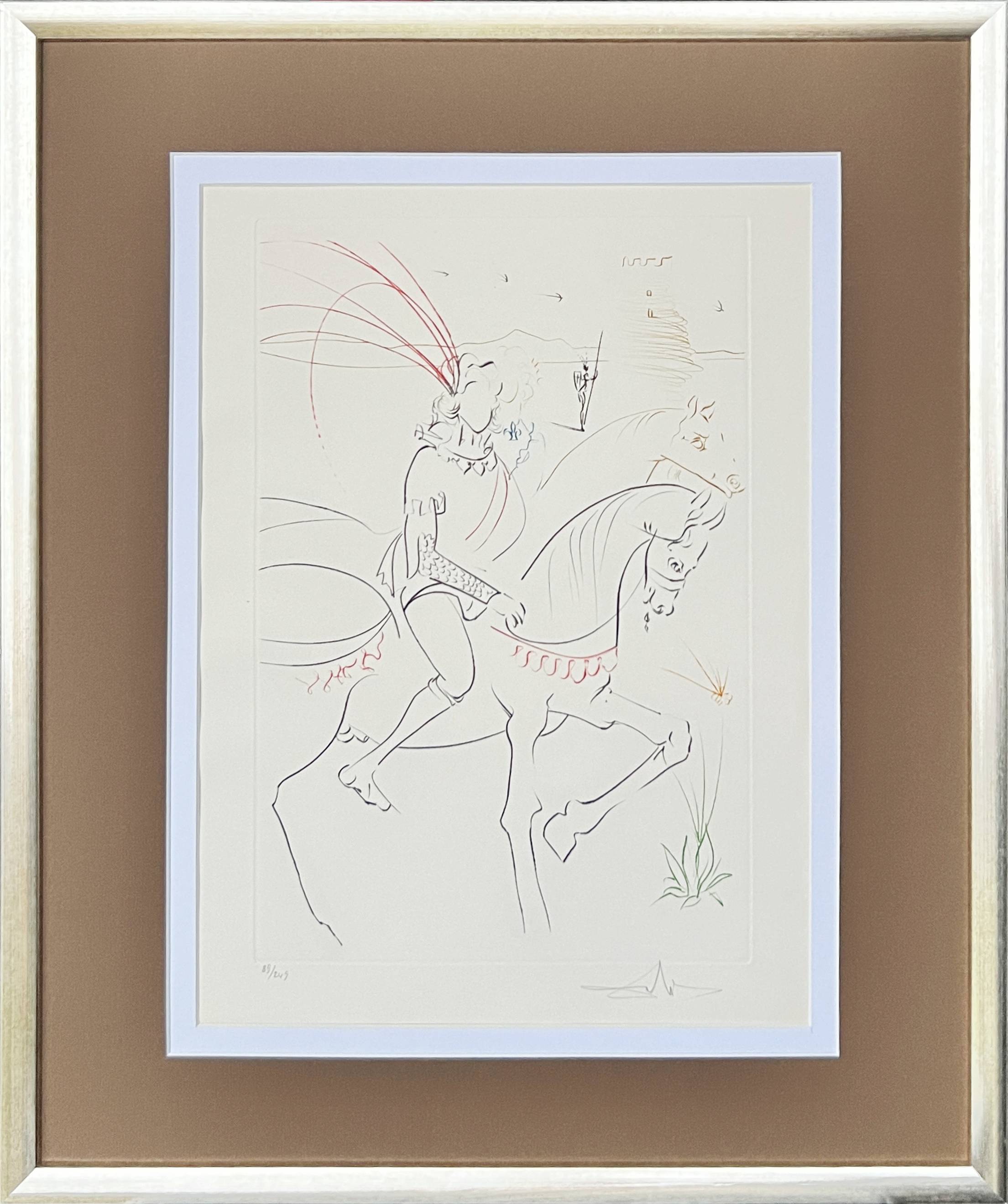 Viviane and Lancelot on the Lake by Salvador Dalí