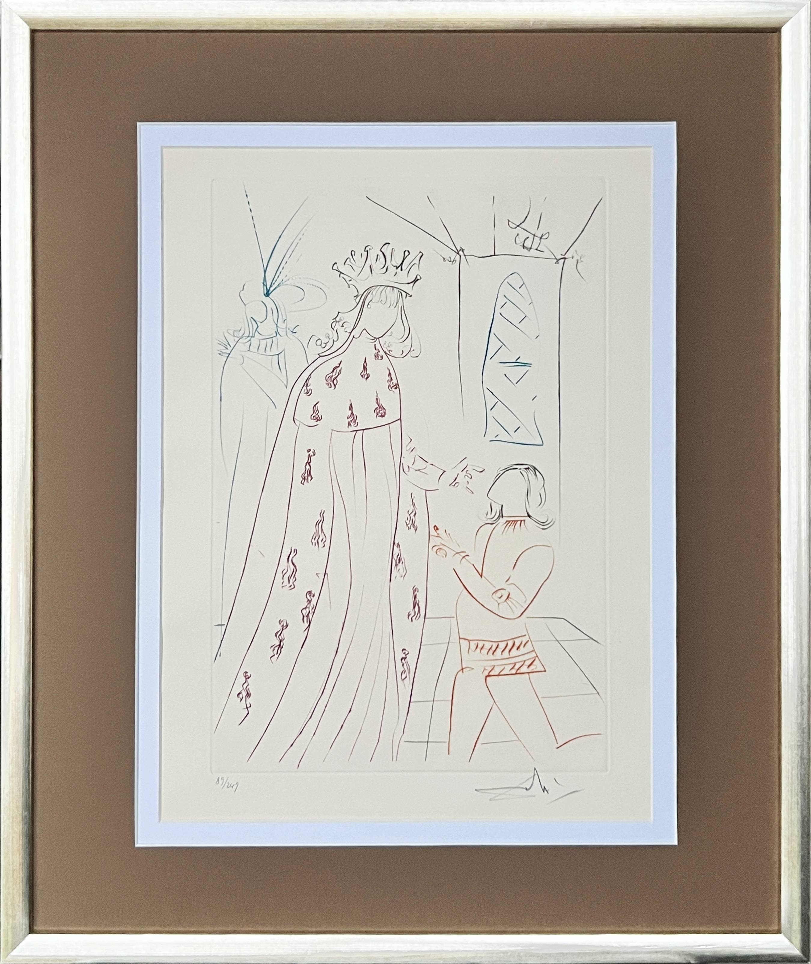 The Knighting of Lancelot by Salvador Dalí