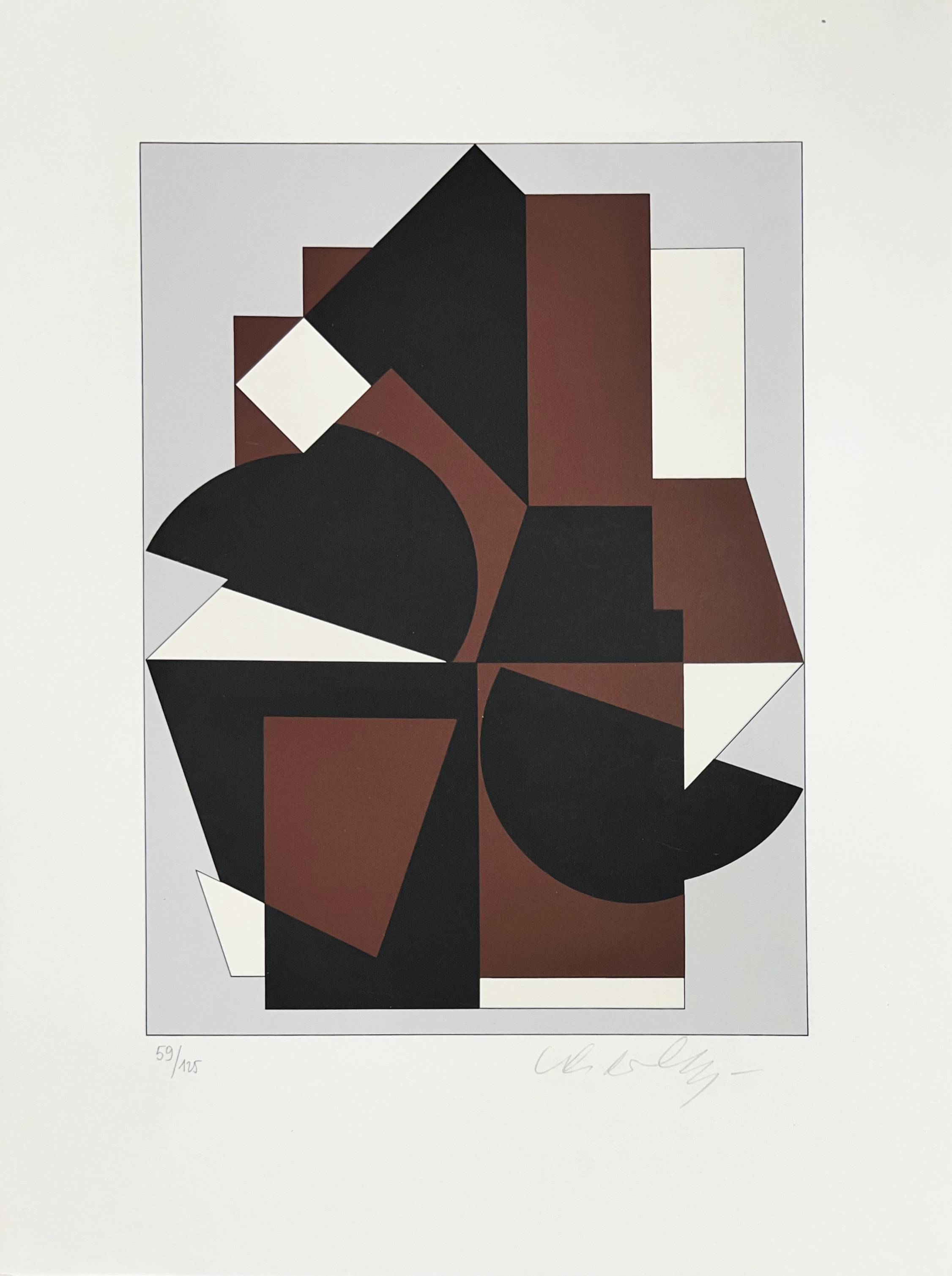 Abstract composition “Fifties” by Victor Vasarely