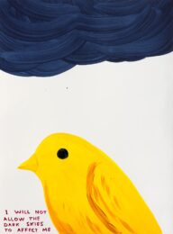 I Will Not Allow The Dark Skies To Affect Me by David Shrigley at Dovehouse Contemporary