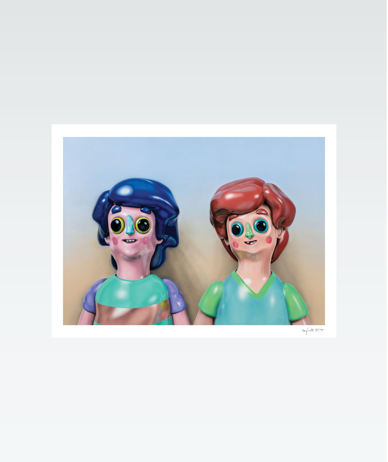 Double Portrait by César Piette