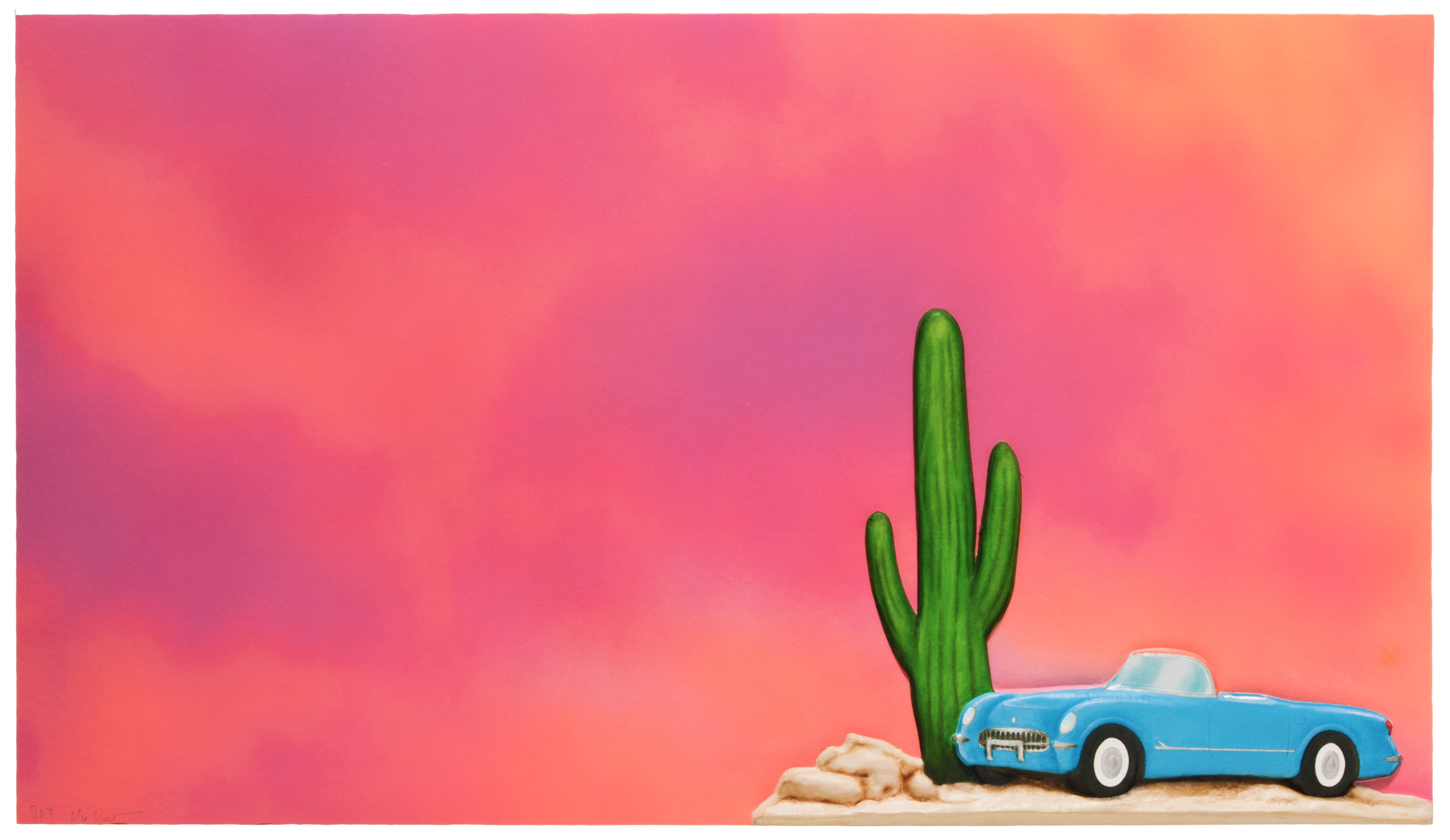 Desperado (Blue Car) by Alex Israel