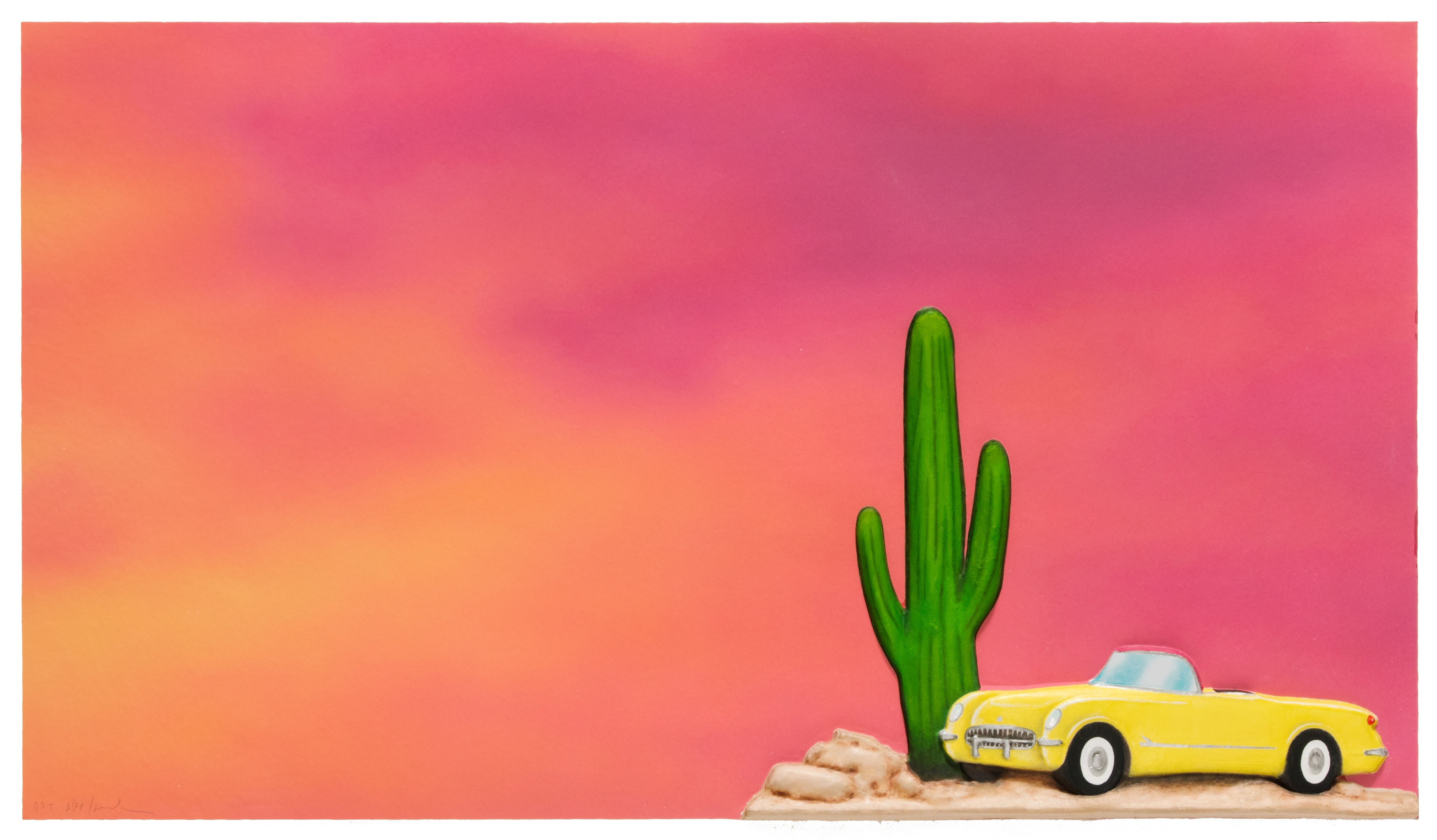 Desperado (Yellow Car) by Alex Israel