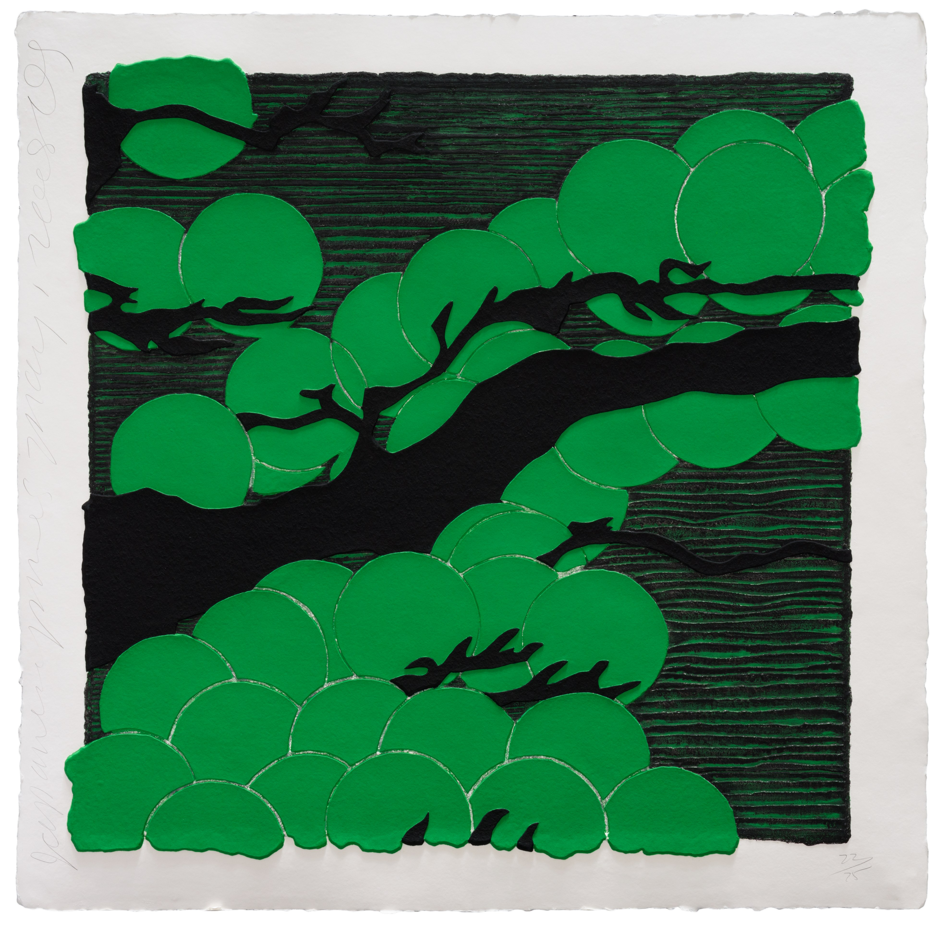 Japanese Pines by Donald Sultan