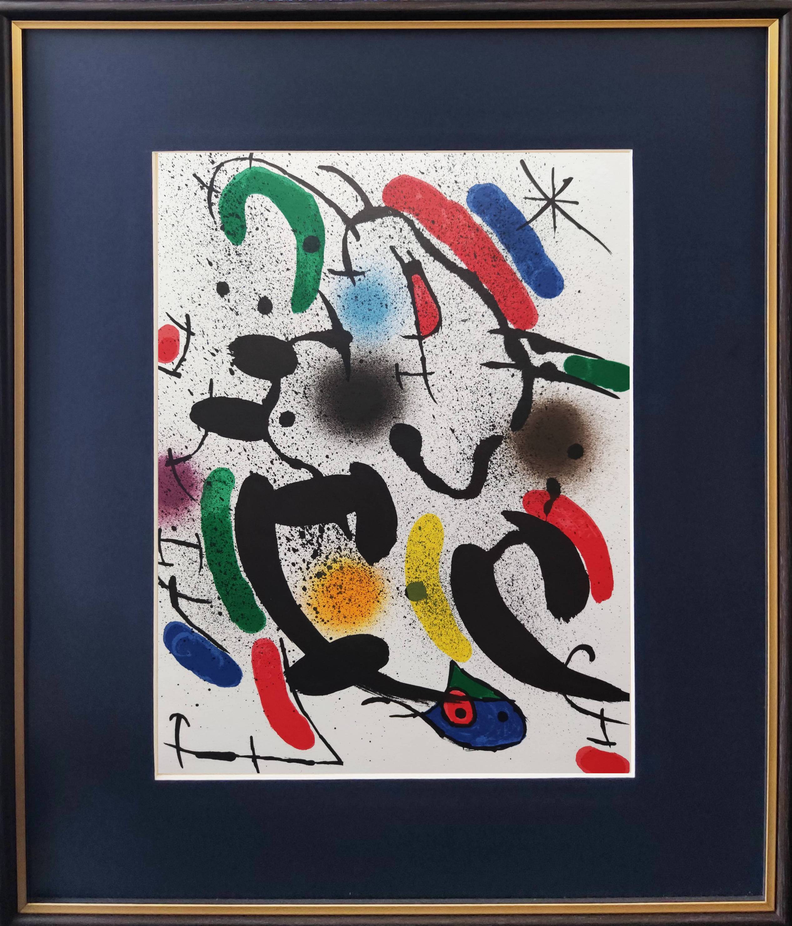 Litografía original VI by Joan Miró