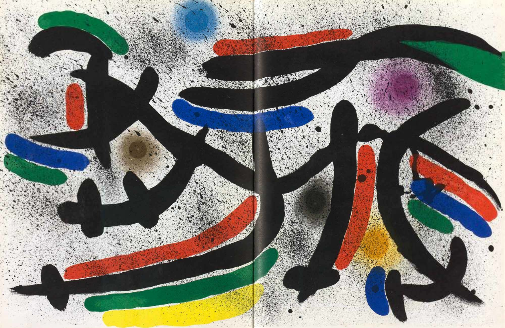 Litografía original IX by Joan Miró