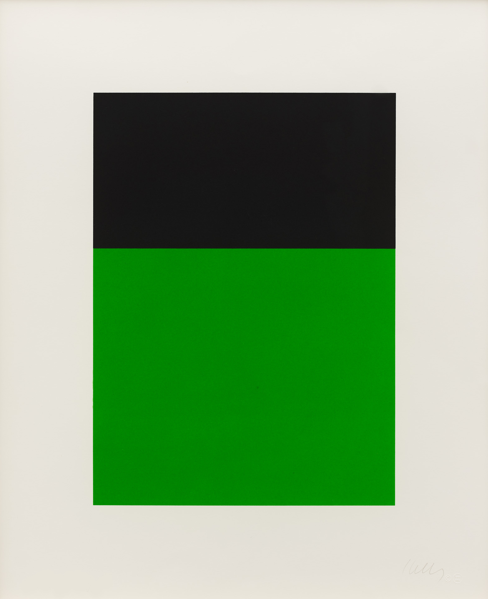 Black Green by Ellsworth Kelly