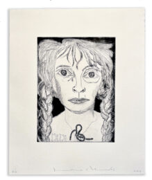 Kiki by Francesco Clemente at LeRoy Neiman Center for Print Studies