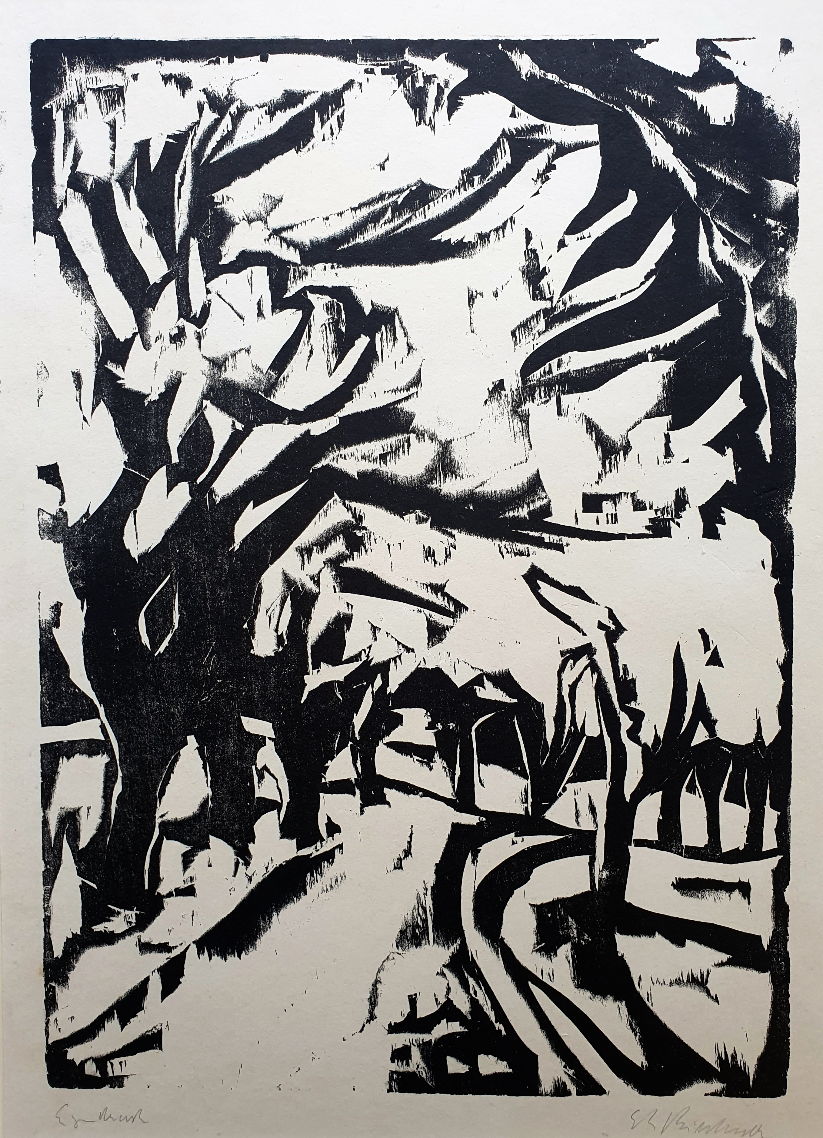 Blühende Bäume by Ernst Ludwig Kirchner