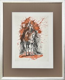 Knight with Helmet and Butterflies by Salvador Dalí at Epicentrum Art Gallery