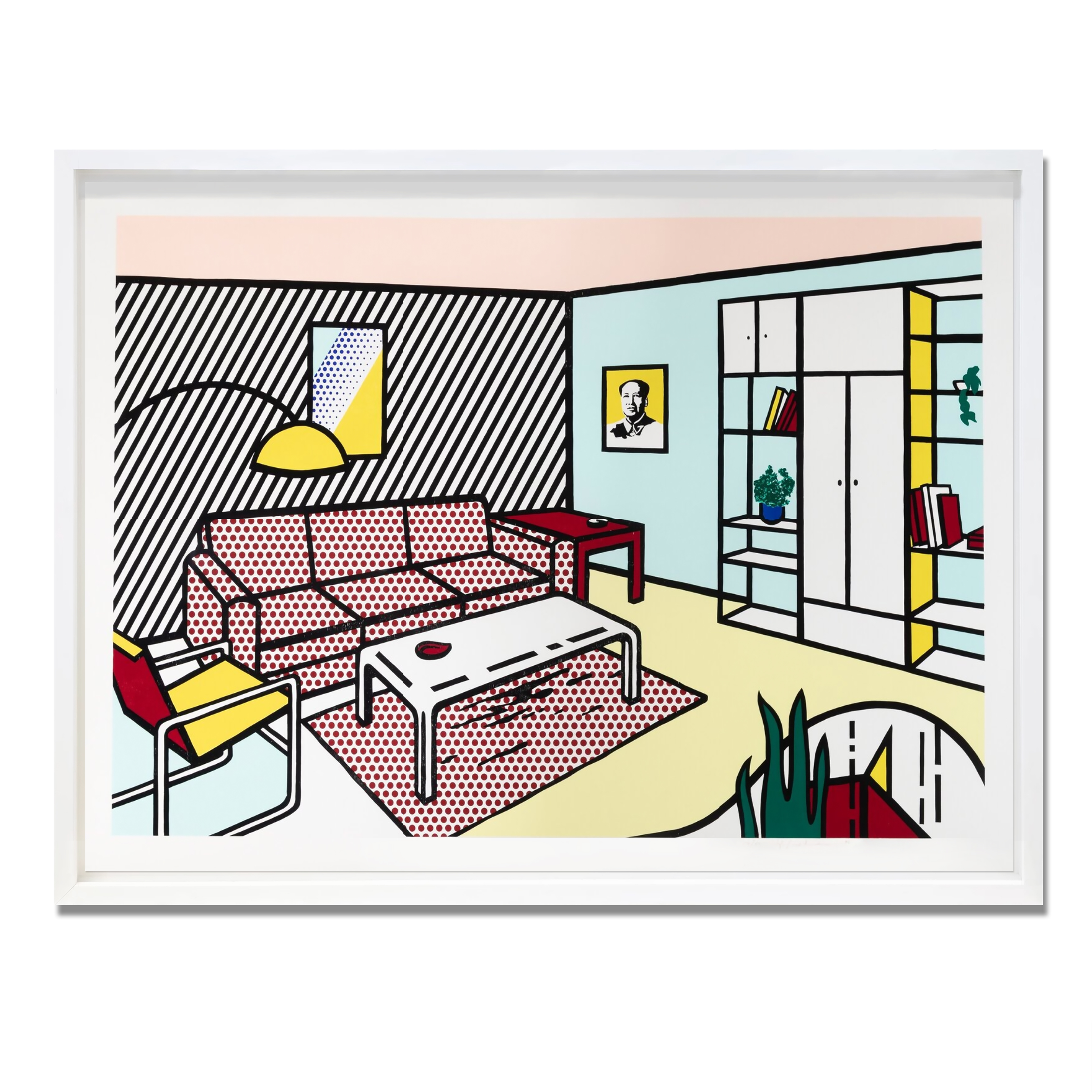 Modern Room from the Interior Series by Roy Lichtenstein