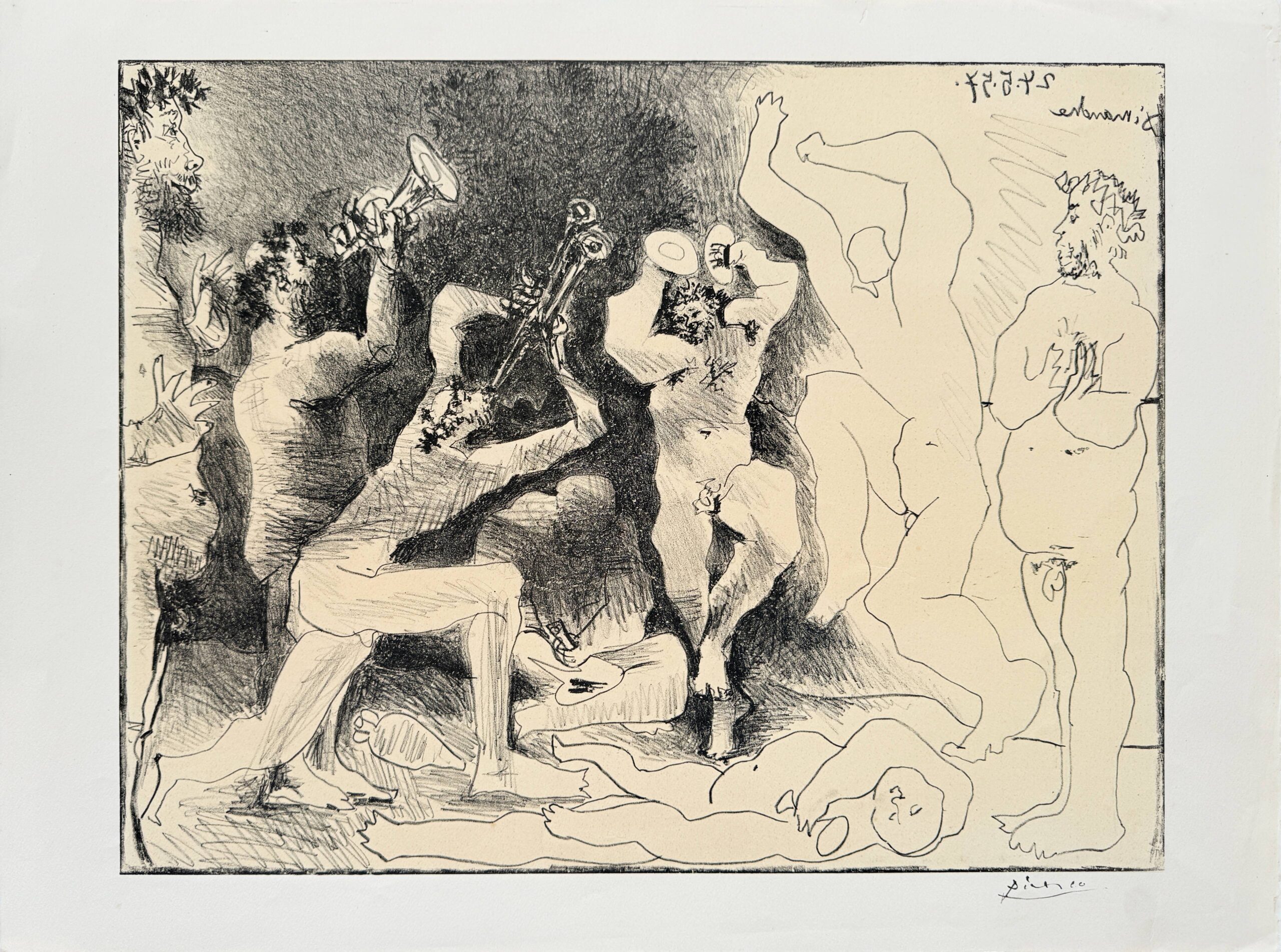 La Danse des Faunes by Pablo Picasso