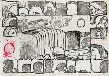 L’eau forte by Pierre Alechinsky at Epicentrum Art Gallery