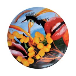 Lips Coupe Plate by Jeff Koons at Clifton Gallery
