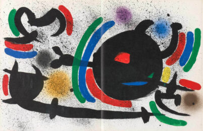 Litografía original X by Joan Miro at Epicentrum Art Gallery