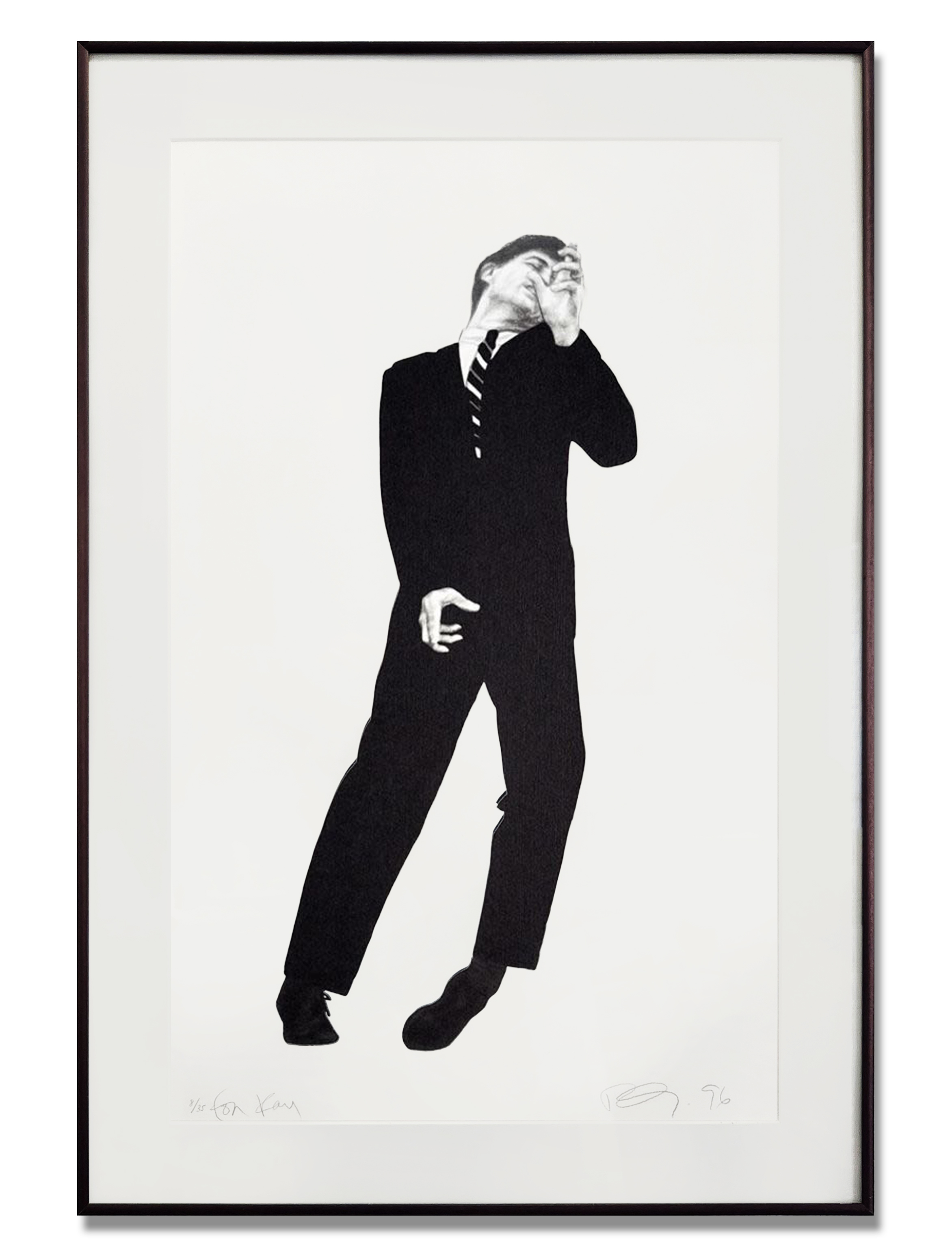 Dave (from Men in the Cities) by Robert Longo