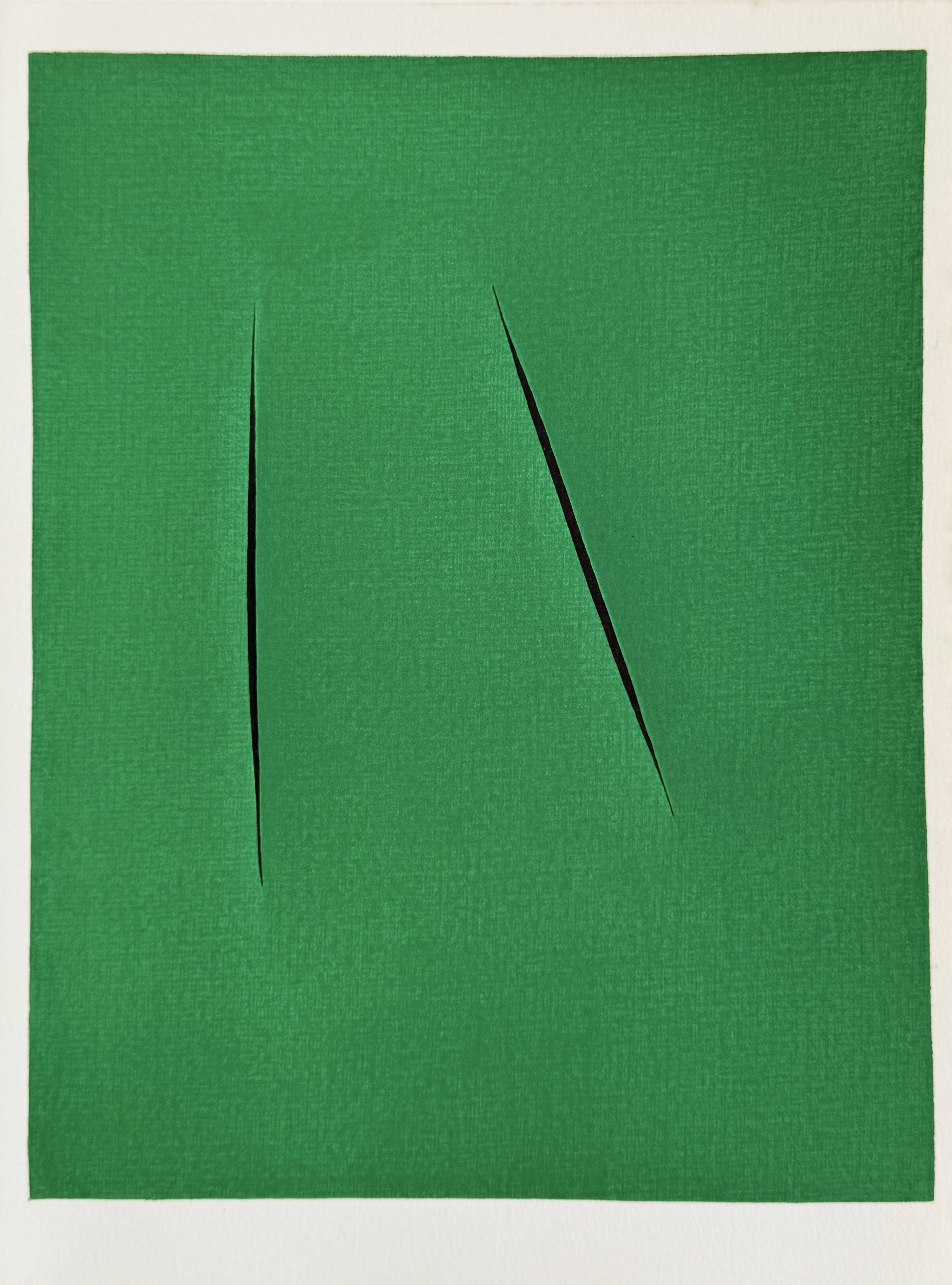 Concetto Spaziale by Lucio Fontana