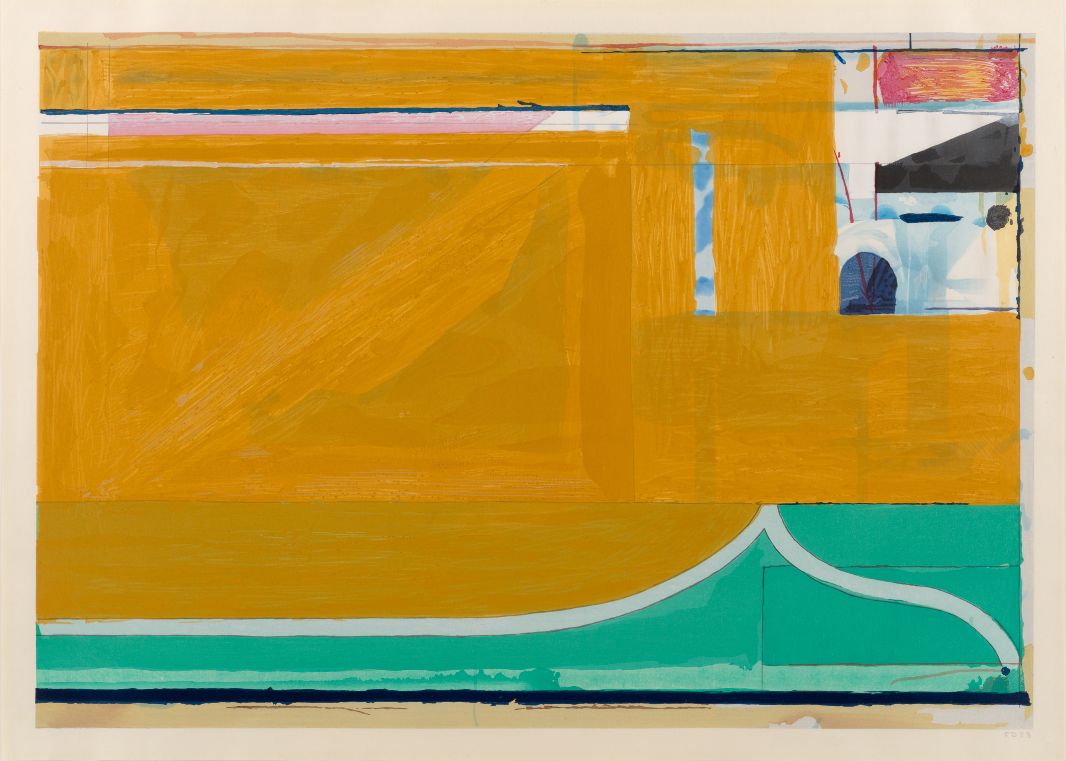 Ochre by Richard Diebenkorn