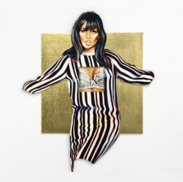 Maidenform Molly (Lithograph with Gold Leaf) by Mel Ramos at GallArt.com